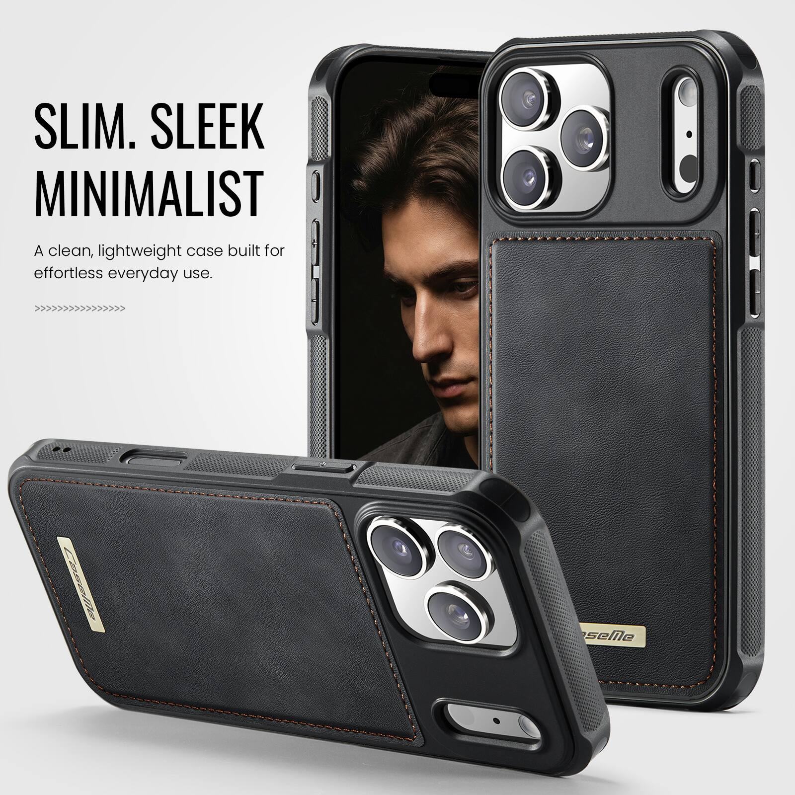 SLIM. SLEEK MINIMALIST  
A clean, lightweight case built for effortless everyday use.