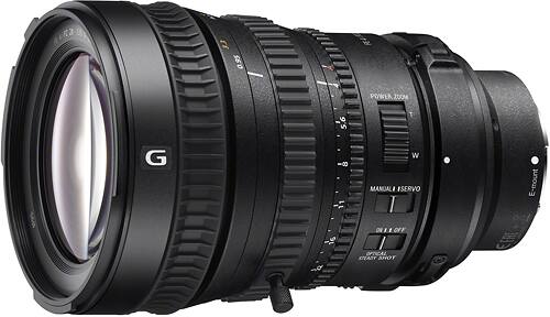 Alt View 12. Sony - FE PZ 28-135mm f/4 G OSS Power Zoom Lens for Full-Frame, APS-C and Super 35 E-Mount Cameras - Black.