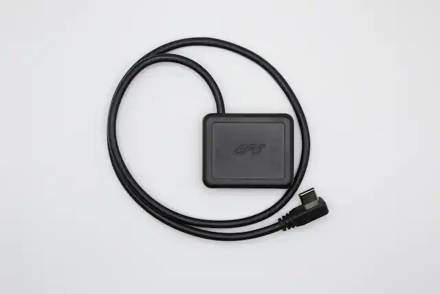 Front. Rexing - Rexing Type-C GPS Logger Attachment Add-On – Compatible with Type-C Charger, Smart Hardwire Kit & IHWK-360 – Adds GPS - Black.