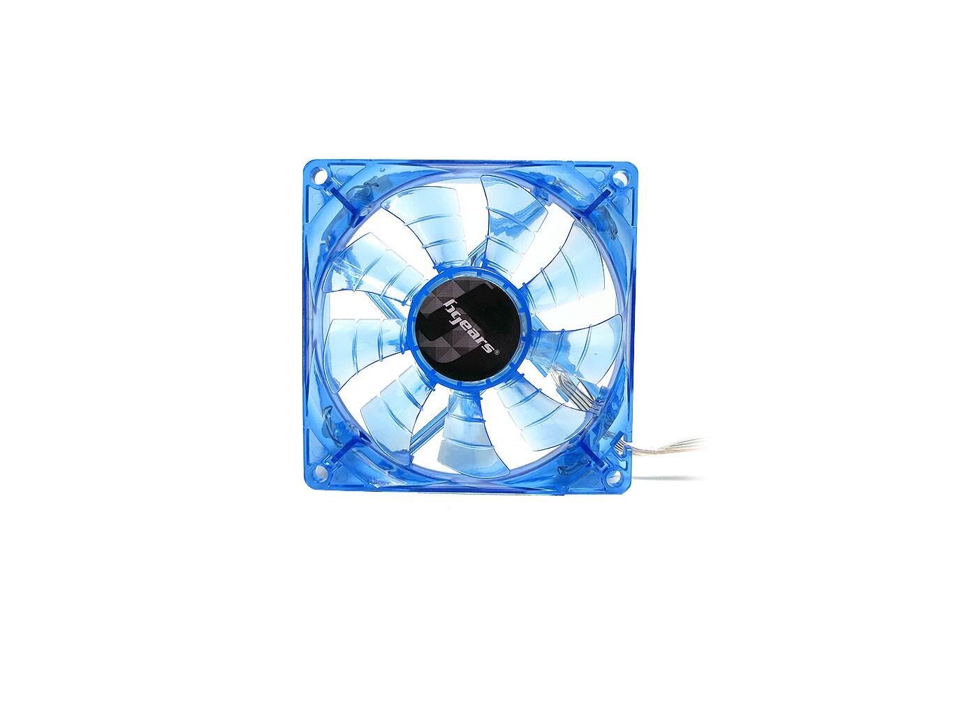 Front. Bluegears - b-PWM 90mm Blue, Speed range 500-4000 RPM, Airflow at 88 CFM, 2 ball bearing, 4 pins PWM fan - Blue.