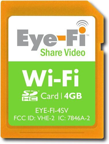 Front Standard. Eye-Fi - Eye-Fi Share 4GB Wireless Secure Digital (SD) Media Card.