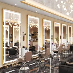 Rectangular/Gold-80"L x 36"W