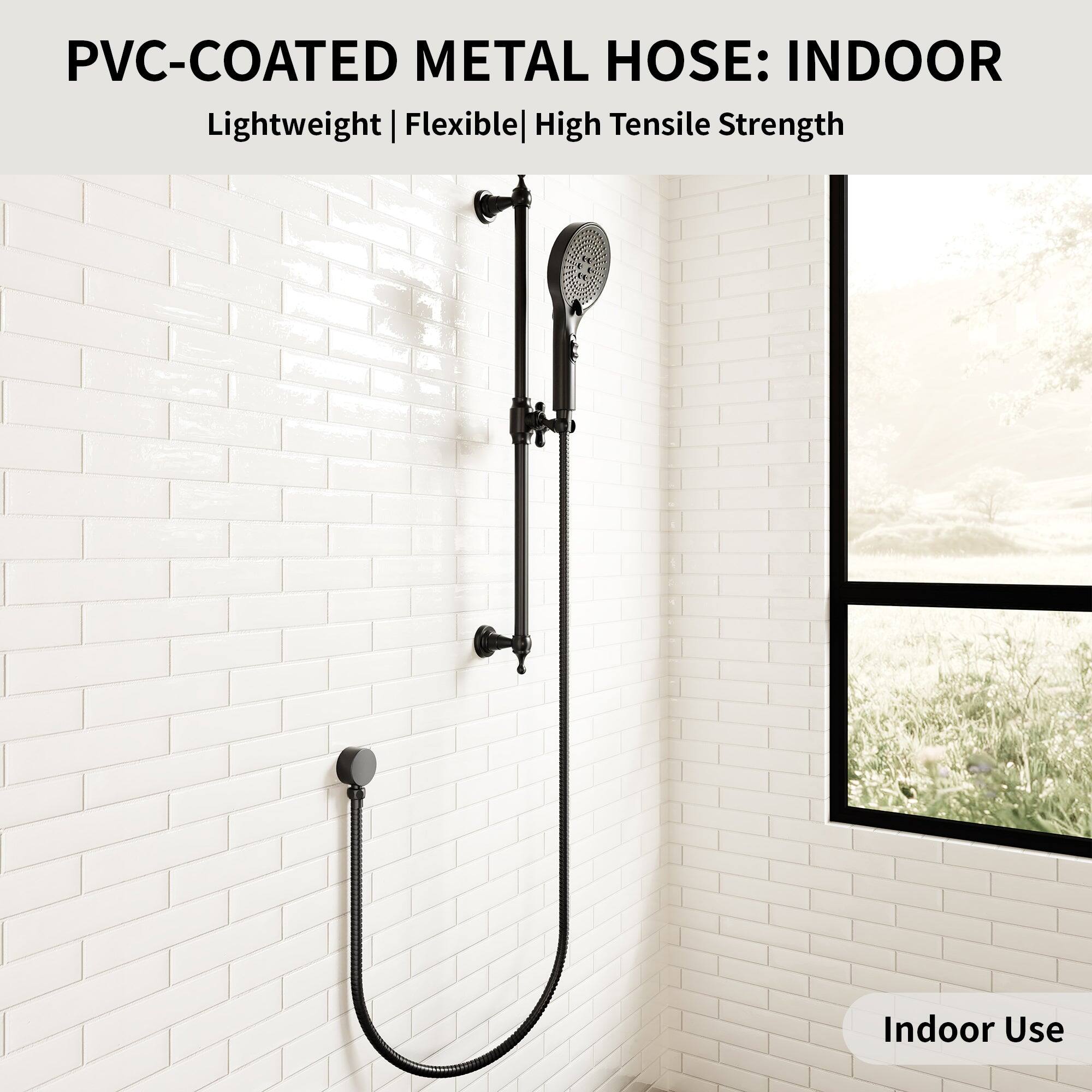 PVC-COATED METAL HOSE: INDOOR  
Lightweight | Flexible | High Tensile Strength  
Indoor Use