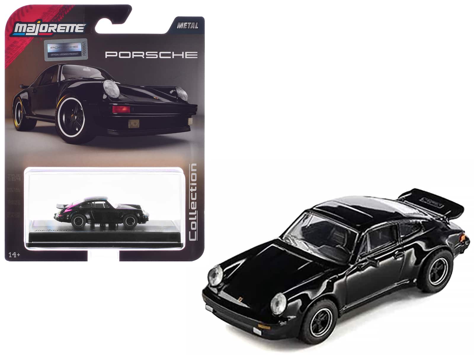 "1975 Porsche 930 Turbo Black ""Collection"" Series 1/64 Diecast Model Car by Majorette" price history on PriceWatchPro
