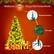 Christmas Bubbles Happy Life Tastes Good! Thickened Branches LED Lights Metal Base