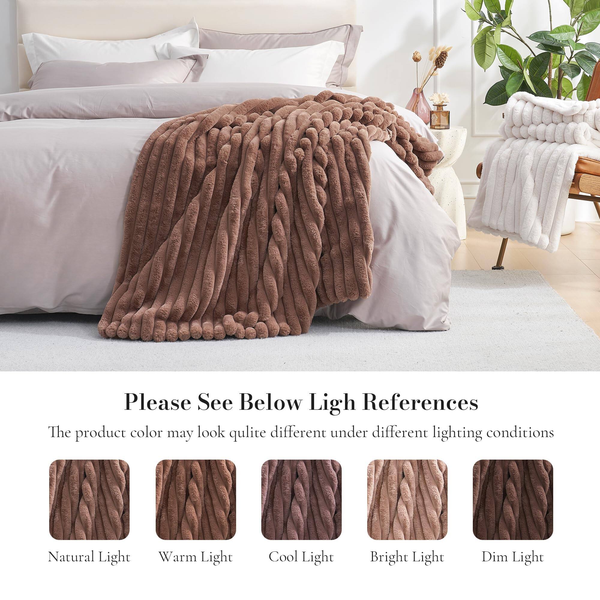 Please See Below Light References

The product color may look quite different under different lighting conditions

Natural Light  
Warm Light  
Cool Light  
Bright Light  
Dim Light