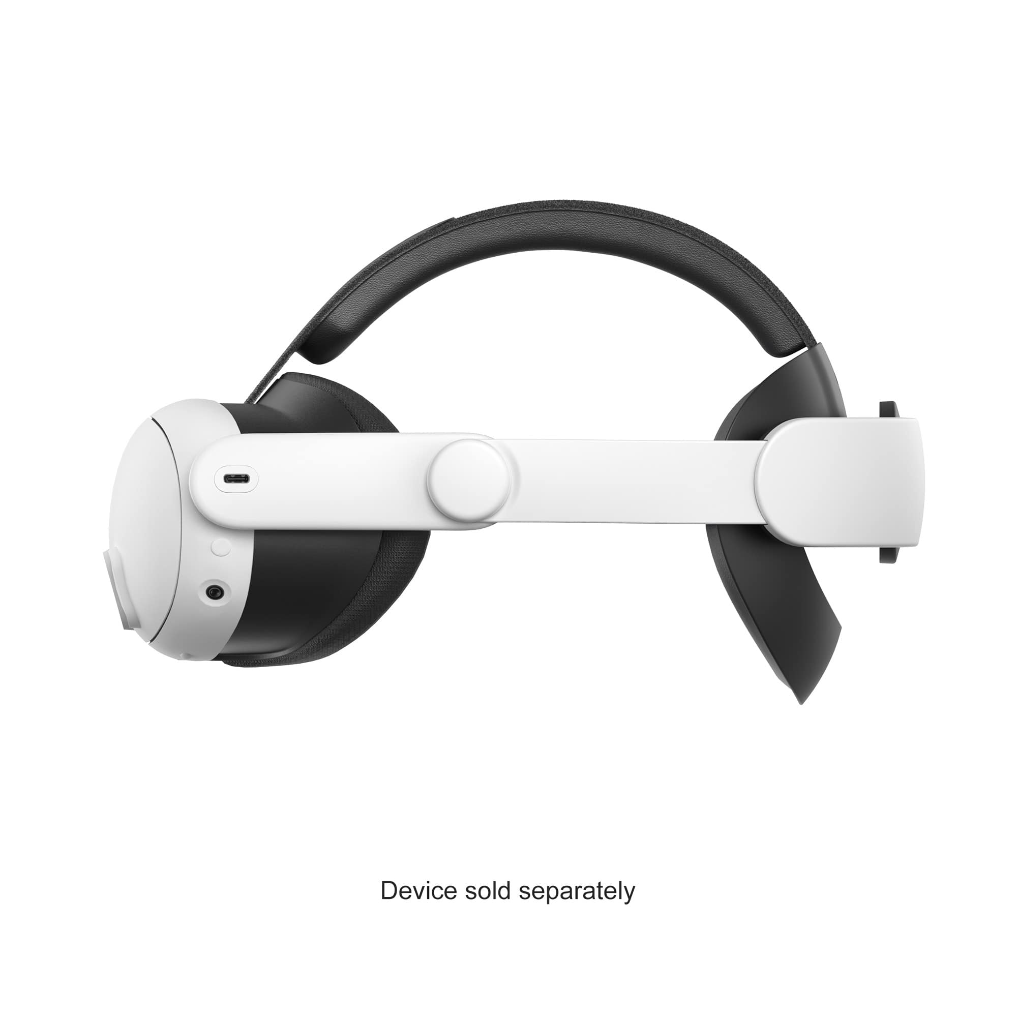 The text "Device sold separately" is displayed on the image.