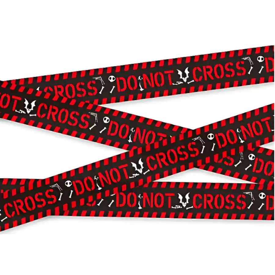 Cross Decorating Kitcheniva Halloween Decoration Do Not Cross Tape 6M 2 Pcs Red - Best Buy