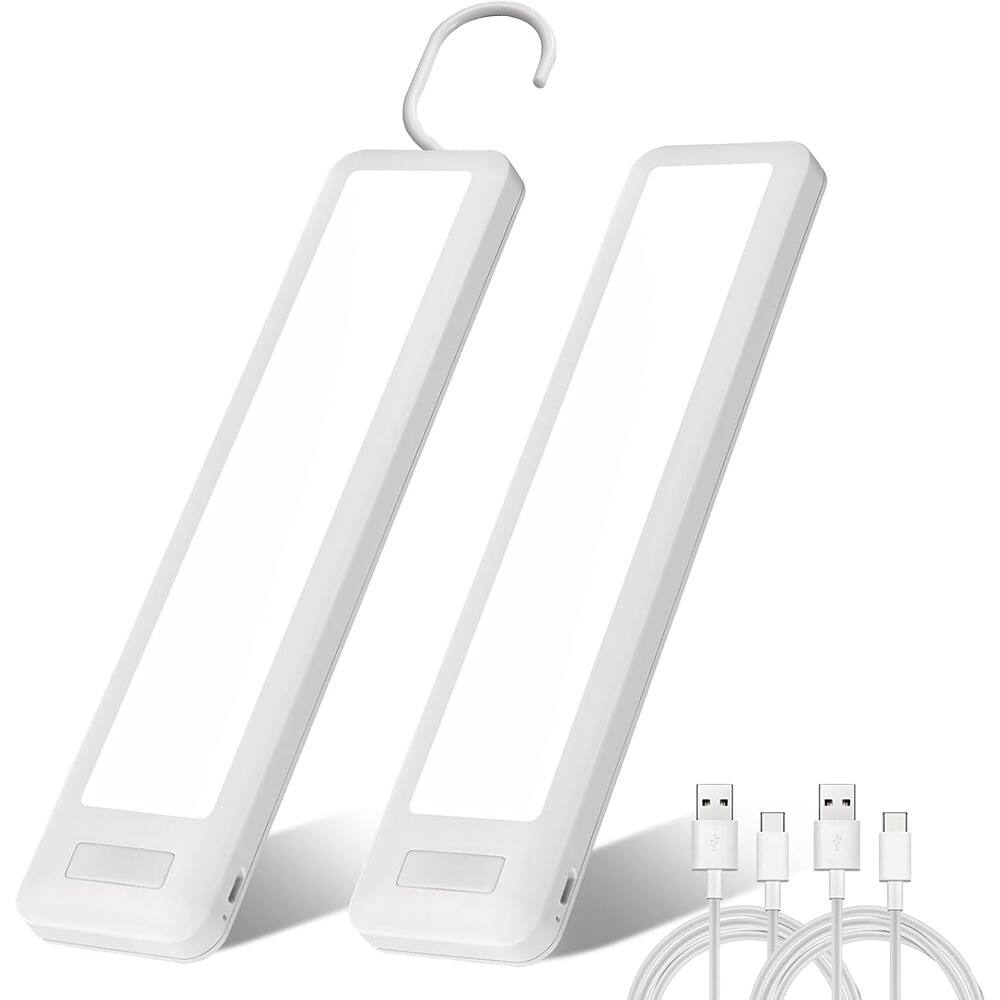 Front. ACJPR - Under Cabinet Motion Light – 7.8", Rechargeable, 6000K.