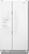 Front Standard. Whirlpool - 25.3 Cu. Ft. Side-by-Side Refrigerator with Thru-the-Door Ice and Water - White-on-White.