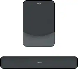 mosiso - Wrist Rest Support for Mouse Pad, Ergonomic Mousepad Non-Slip Base, Design Desk Accessories Mat for Home Game Office - Slate Gray