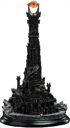 Front. Weta Workshop - WETA Workshop - The Lord of The Rings Trilogy - Tower of Barad-dur Miniature Environment - Collectibles - Multicolor.