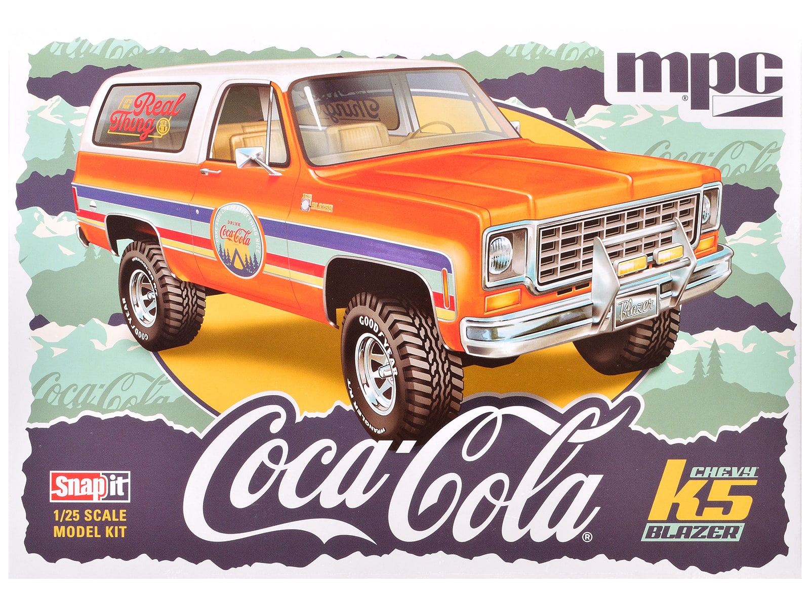 Skill 1 Model Kit Chevrolet K5 Blazer "Coca-Cola" 1/25 Scale Model by MPC - Multicolor