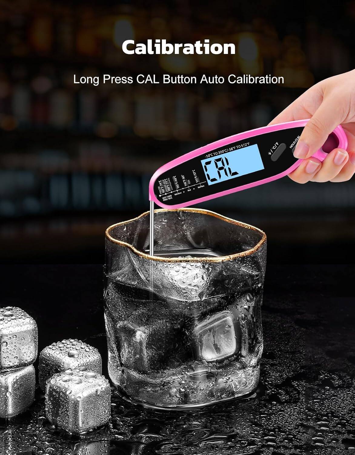 Calibration  
Long Press CAL Button Auto Calibration