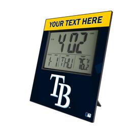 Keyscaper - Tampa Bay Rays Personalized Digital Desk Clock - Multicolor