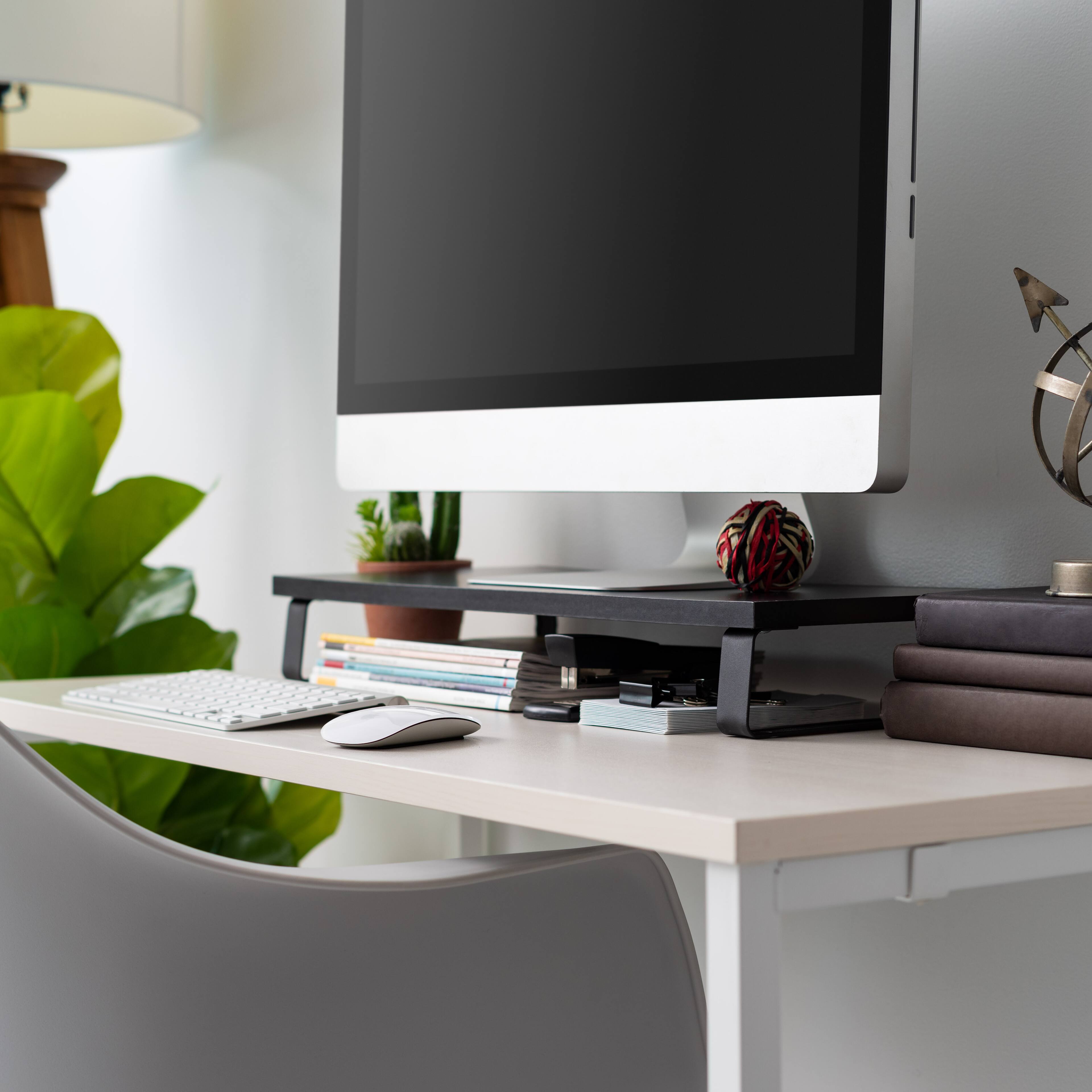 Alt View 6. IRIS USA - IRIS USA Computer Monitor Stand for Desk - Black.