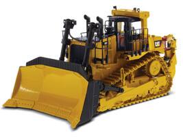 Back. Diecast Masters - CAT Caterpillar D10T2 Track Type Tractor Dozer with Operator "Core Classics Series" 1/50 Diecast - Yellow.
