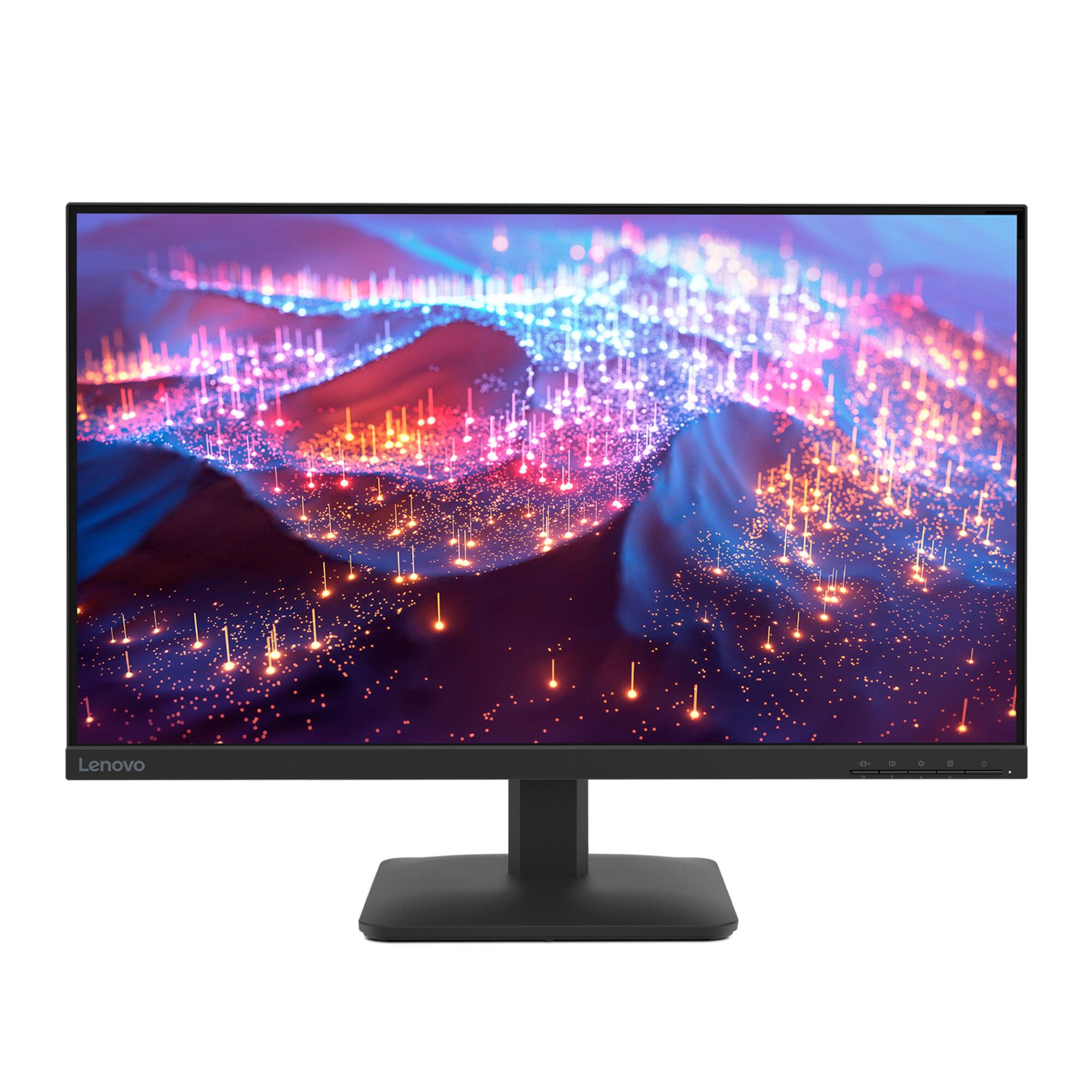 Alt View 1. Lenovo - Lenovo L27-4e 27-inch IPS FHD 100Hz Monitor - Raven Black.
