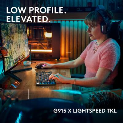Logitech G915 X LIGHTSPEED TKL Wireless Mechanical GL Red Linear Logitech G915 X LIGHTSPEED TKL Wireless Mechanical GL Red Linear