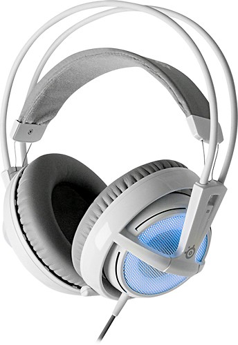  SteelSeries - Siberia V2 Over-the-Ear Gaming Headset - White/Frost Blue