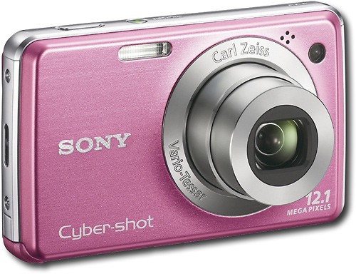Best Buy: Sony Cyber-shot 12.1-Megapixel Digital Camera Pink DSC 