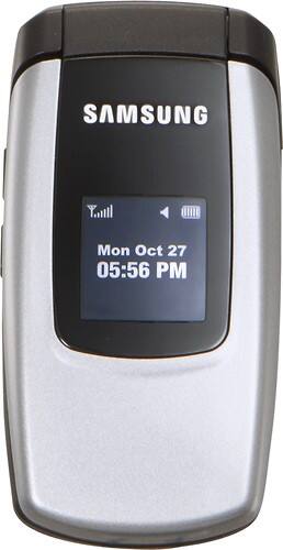 Front Standard. NET10 - Samsung T201G No-Contract Mobile Phone - Gray/Black.