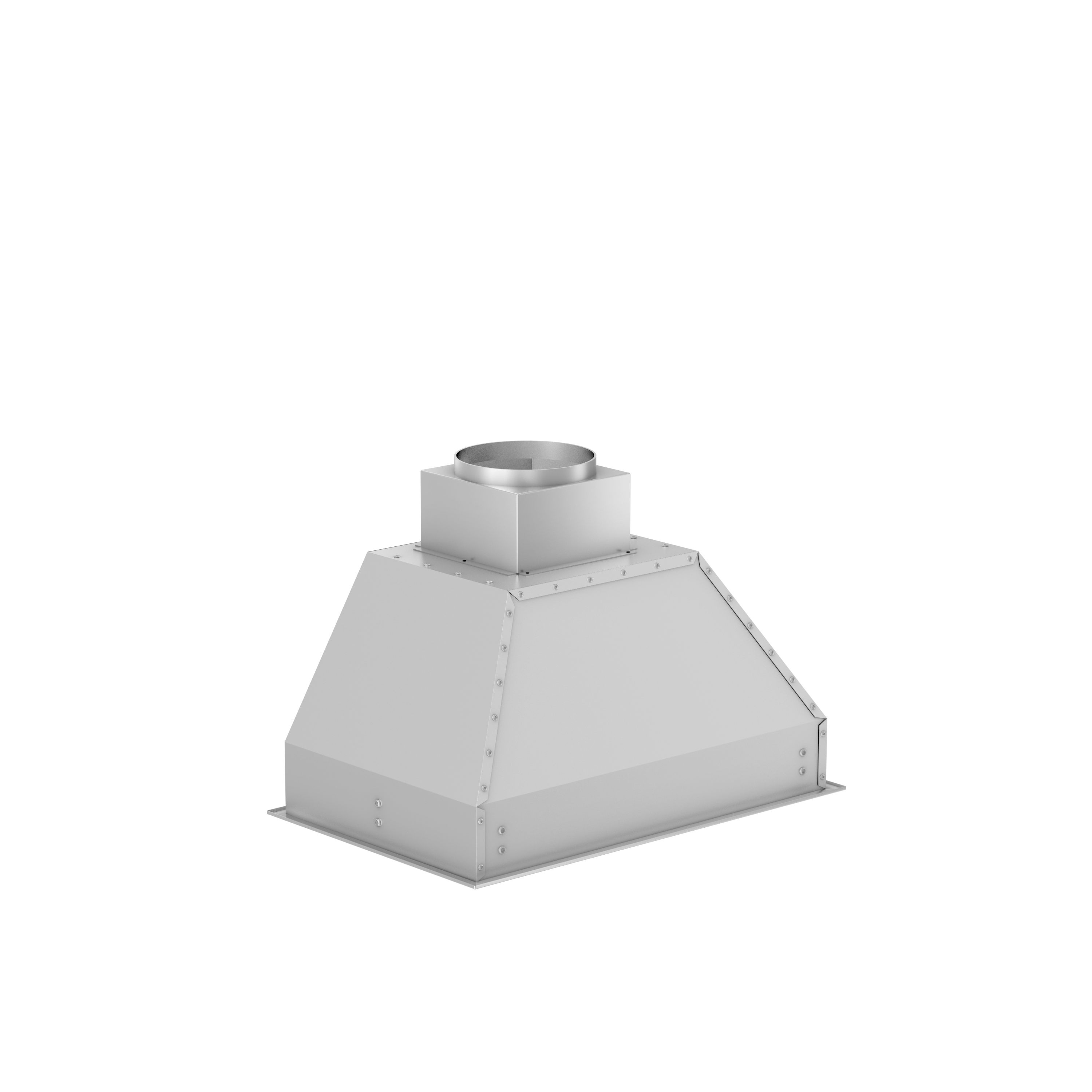Left. ZLINE - 28 in. Ducted Wall Mount Range Hood Insert in Stainless Steel (698-28) (698-28) - Stainless steel.