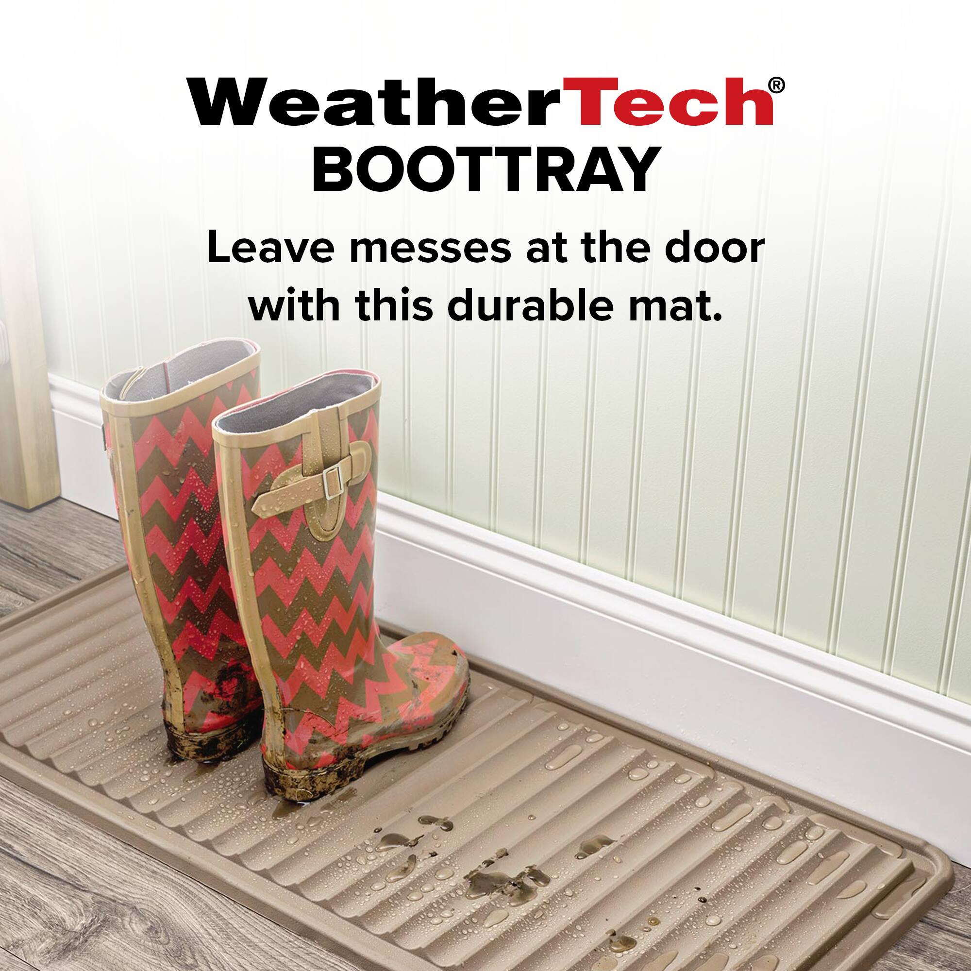 WeatherTech BootTray | Heavy Duty Indoor Mat for Dirty Boots and Shoes ...