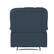 Alt View Zoom 15. ProLounger - Cooper Tufted Back Extra Large Low-Pile Velour Wall Hugger Reclining Chair - Medium Blue.