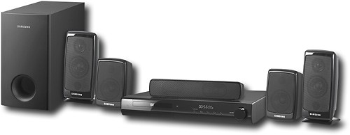 Samsung 1000w 5 1 Ch Home Theater System With Upconvert Dvd Player Ht Z4 Xaa Best Buy