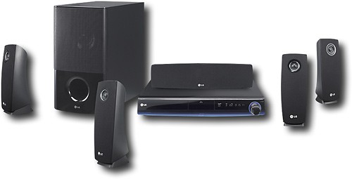 LG Electronics 749-75918-6 1,000 Watt 5.1 Channel Smart Home Theater System  with Blu-Ray Player and Wireless Speakers, Furniture Fair - North Carolina