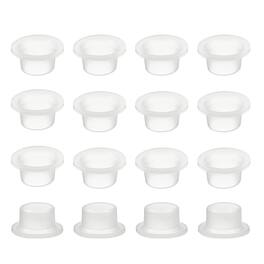 Unique Bargains - 15pcs Faucet Leak-Proof Silicone Faucet Sealing Gasket Universal Leak-Proof Plug for Pipe Plugs, Prevents Leaks - White