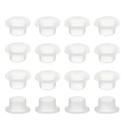 Front. Unique Bargains - 15pcs Faucet Leak-Proof Silicone Faucet Sealing Gasket Universal Leak-Proof Plug for Pipe Plugs, Prevents Leaks - White.