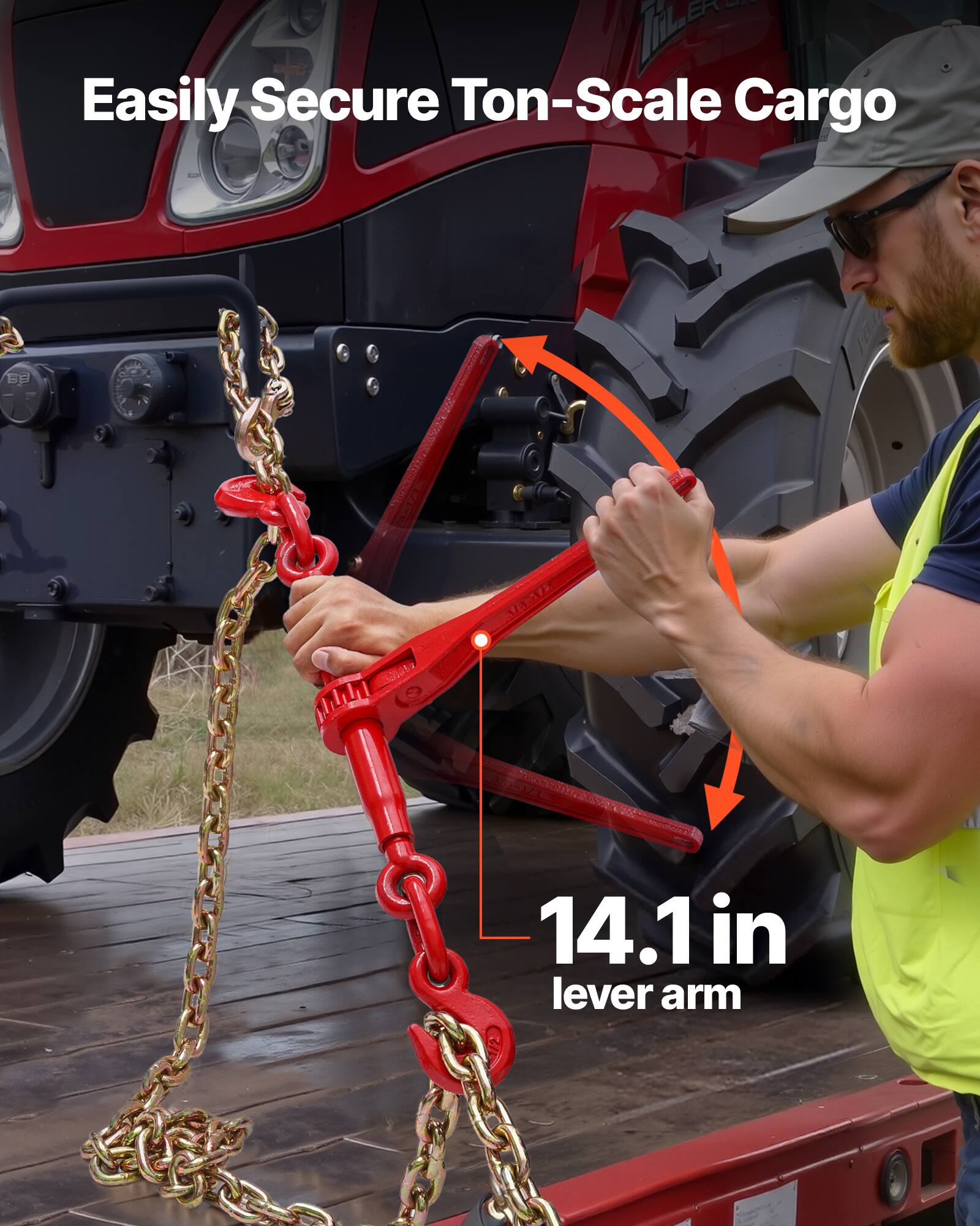 Easily Secure Ton-Scale Cargo

14.1 in lever arm
