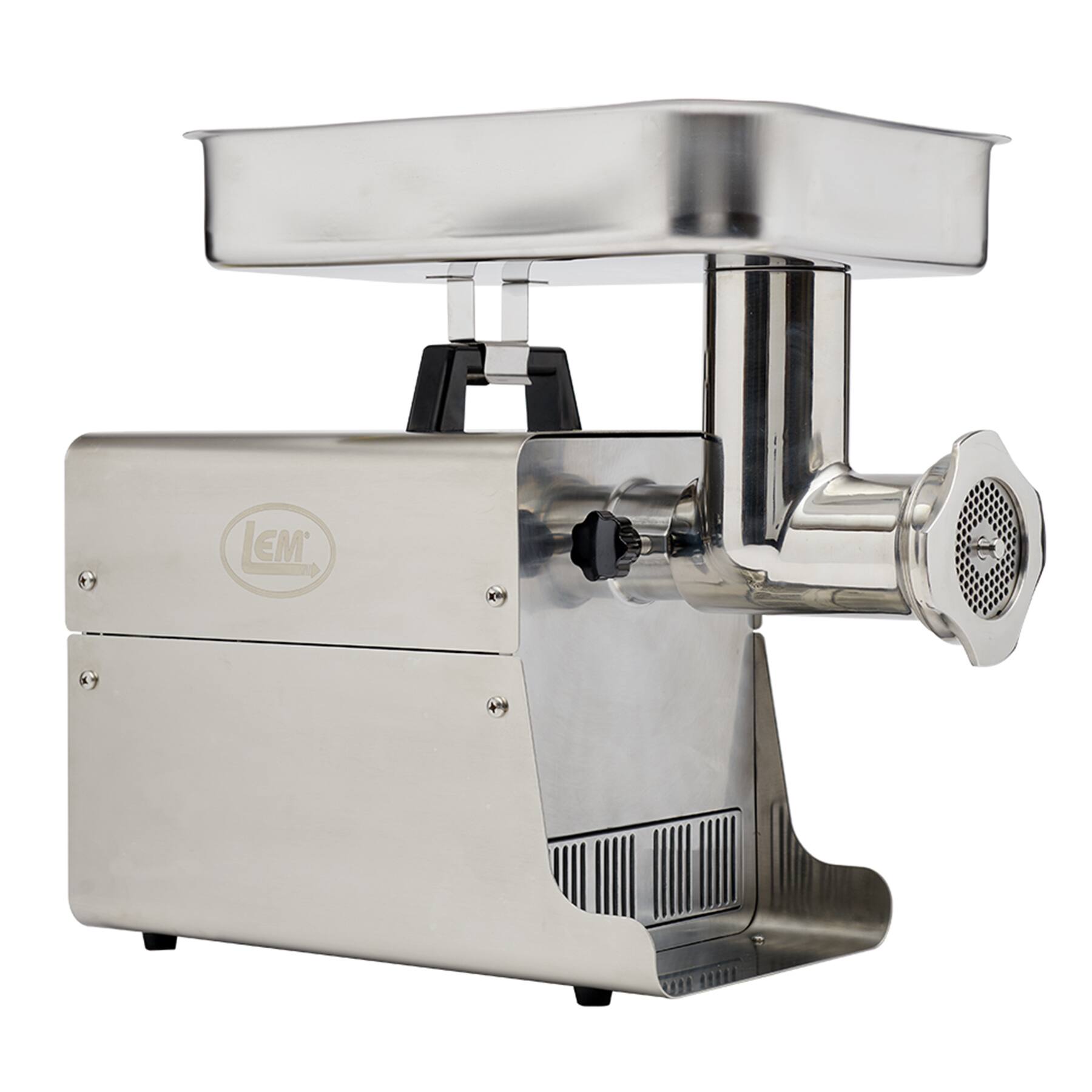 Left. LEM Product - #22 Big Bite Meat Grinder - 1 HP - Stainless.