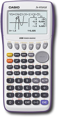 Best Buy: Casio Graphing Calculator FX9750GII-W