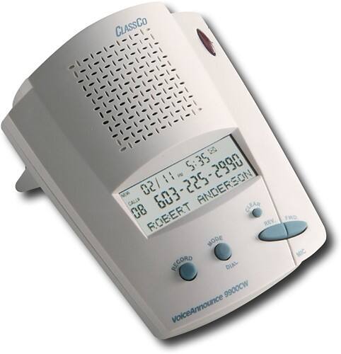 Angle Standard. Classco - VoiceAnnounce Speakerphone with Caller ID.