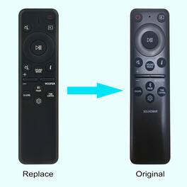 ALLIMITY - AH81-15183A Replaced Remote fit for Samsung Soundbar HW-S800B/ZS HW-S800B/ZW HW-S800B/ZX HW-S810B/XE HW-S800B/XA - Black