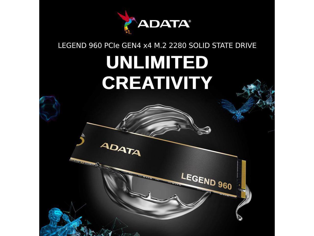 ADATA LEGEND 960 M.2 2280 1TB PCI Express 4.0 x4 3D NAND Internal