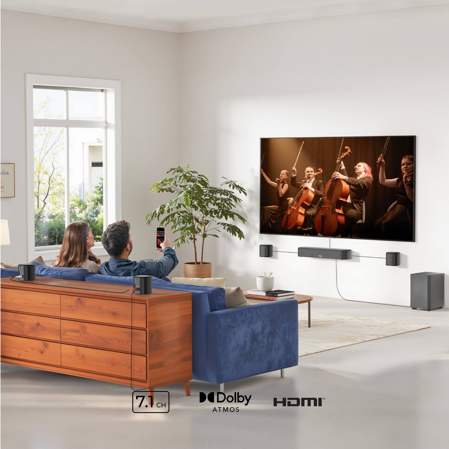 7.1 CH  
Dolby HDMI ATMOS