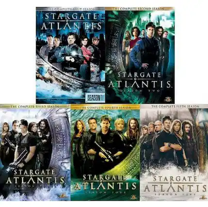 Front. Stargate Atlantis: Seasons 1-5 DVD.