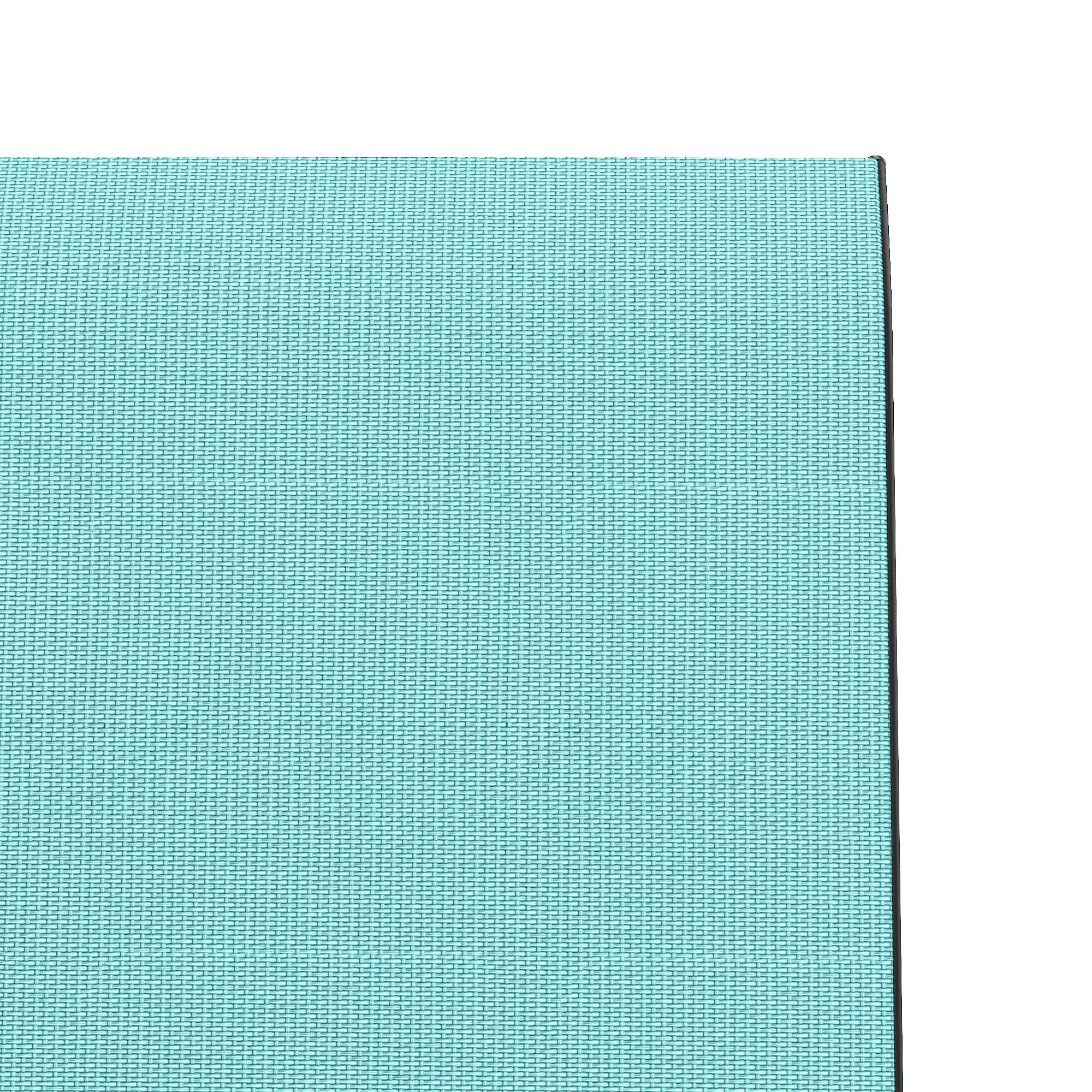 Alt View 3. Mondawe - 4-Piece Outdoor Dining Chairs Set, Teslin Fabric and Metal Frame - Black+Sky Blue.