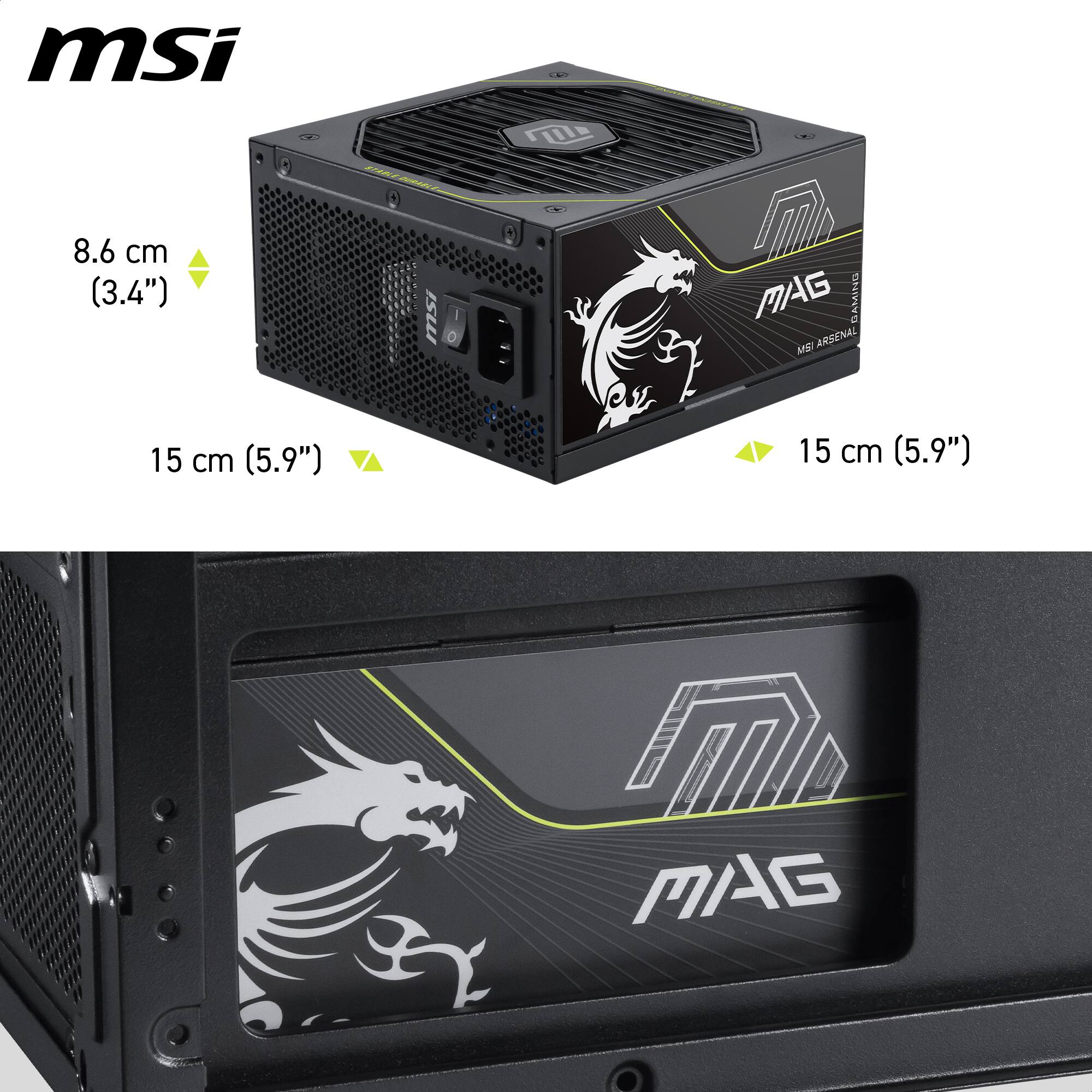 msi MAG GAMING ME ARSENAL  
8.6 cm (3.4")  
15 cm (5.9")  
15 cm (5.9")  
Mic