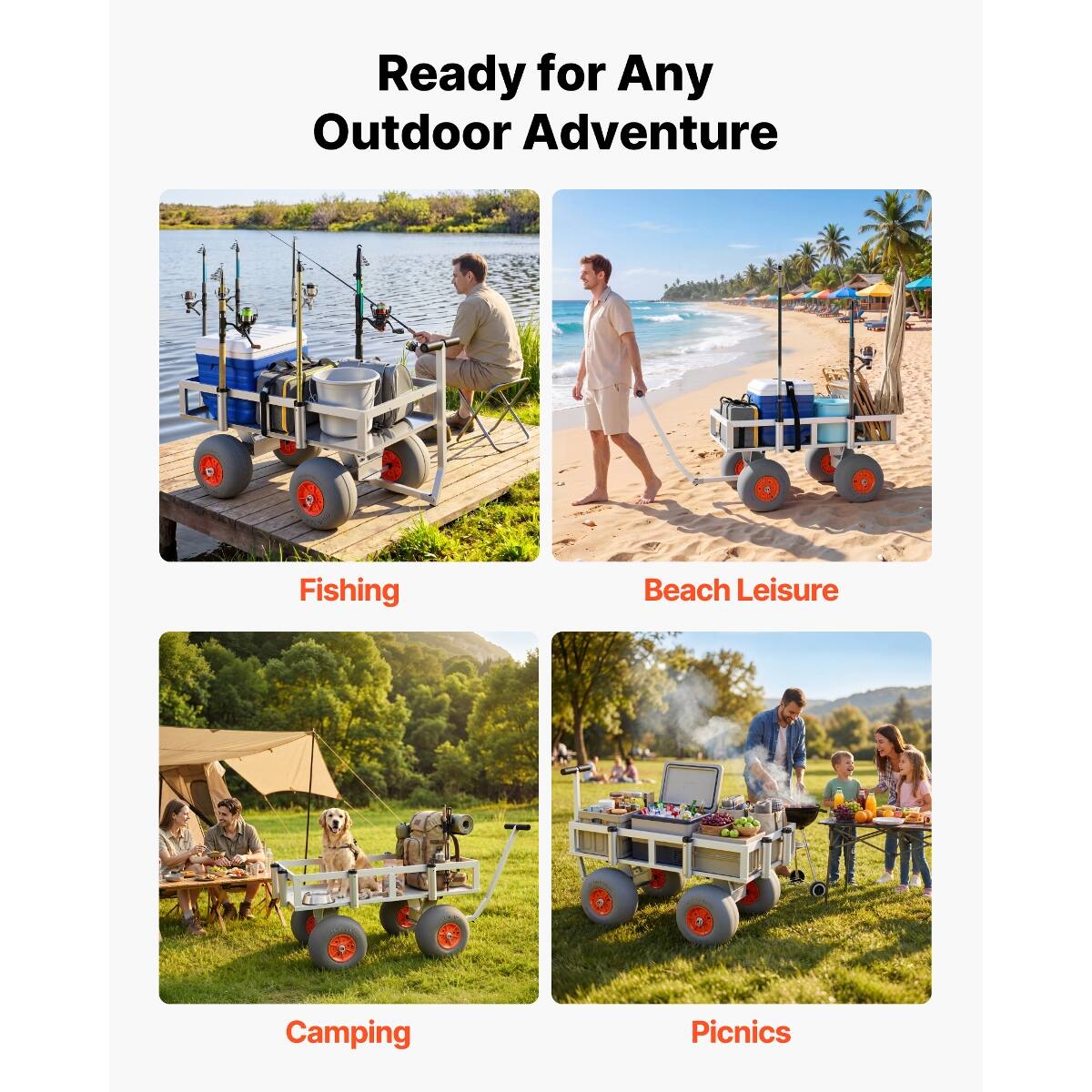Ready for Any Outdoor Adventure

Fishing  
Beach Leisure  
Camping  
Picnics