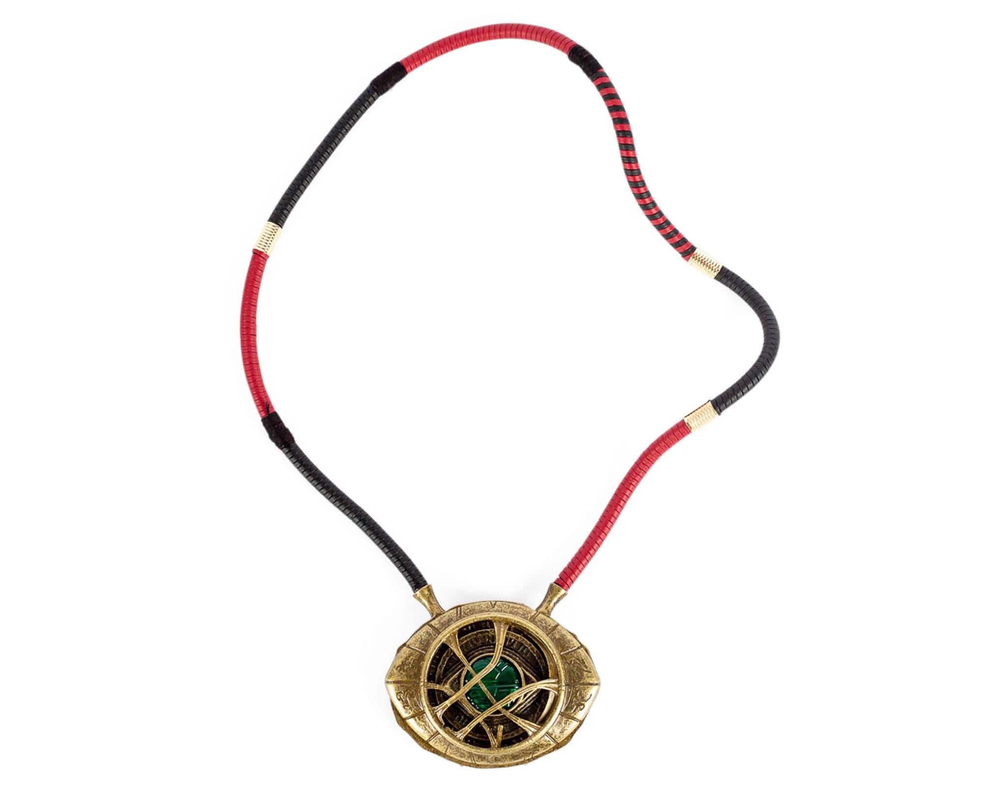 SalesOne LLC - Marvel Doctor Strange Eye of Agamotto 1:1 Scale Light-Up Prop Replica Necklace - Gold
