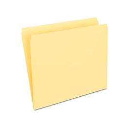 Staples - File Folders, Single Tab, Letter Size, 100/Box (ST509661-CC) - Yellow