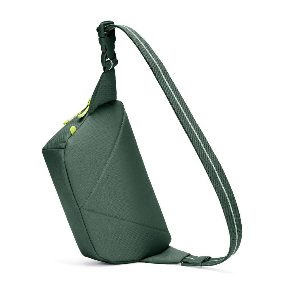 Back. Pacsafe - Go Anti Theft Sling Pack, Spruce Green - Spruce Green.