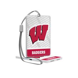 Keyscaper - Wisconsin Badgers End Zone Pocket Bluetooth Speaker - Multicolor