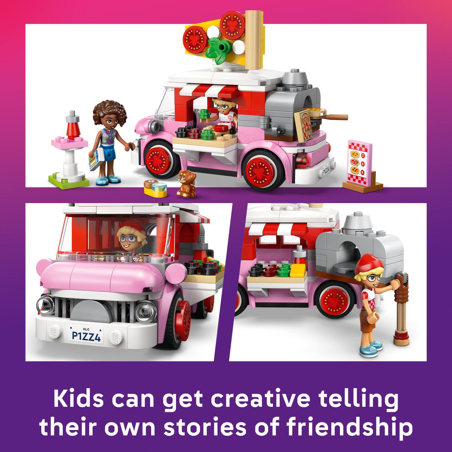 Kids can get creative telling their own stories of friendship