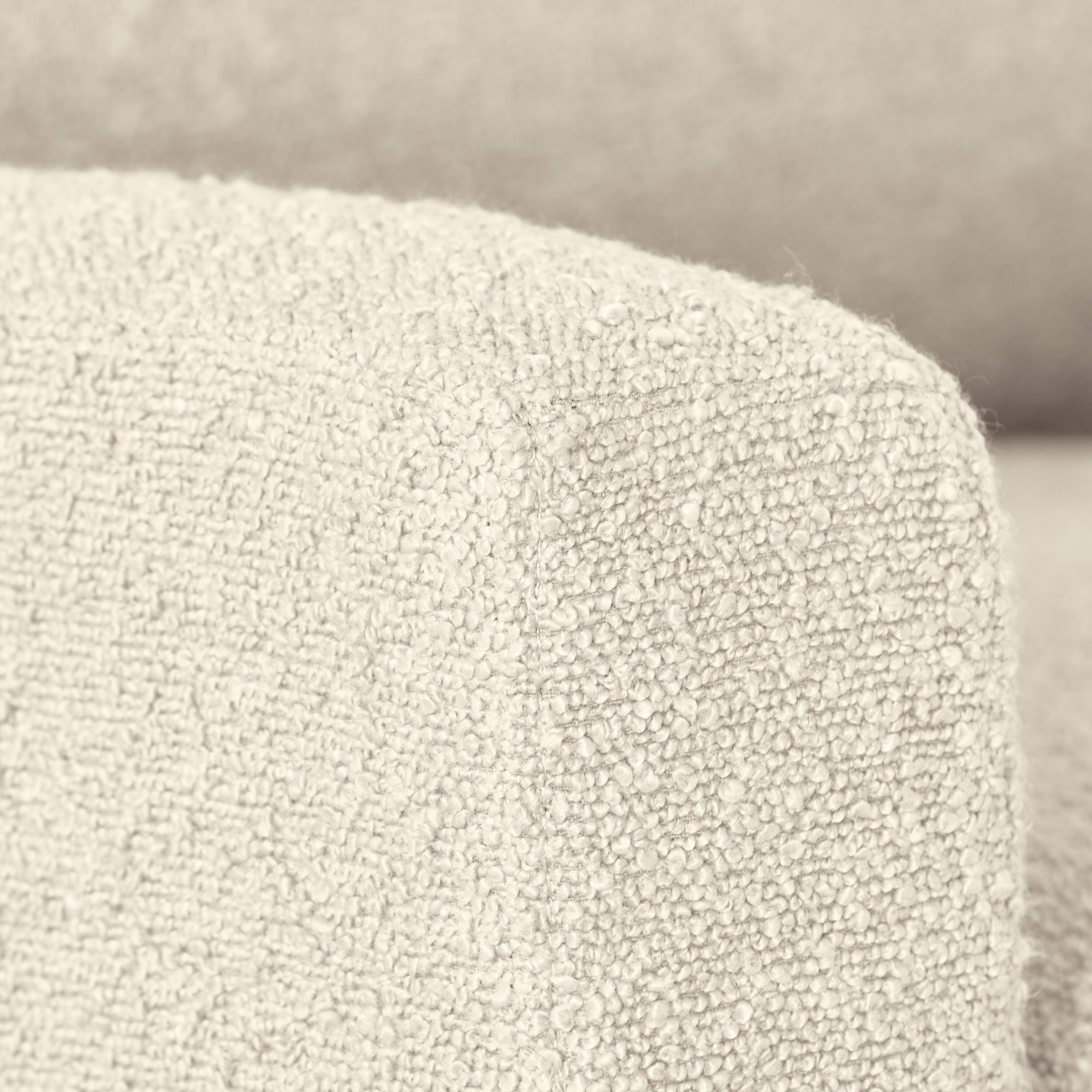 Alt View 7. CorLiving - Caillie Ultimate Comfort Boucle Upholstered Swivel Recliner Glider Chair - Cream.